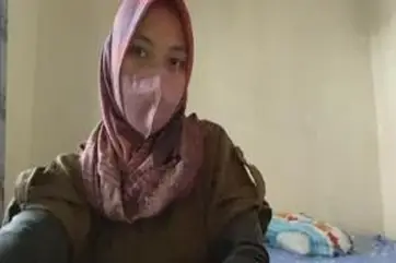 Ukhti Mukena Cantik Live Bersantai Kasur